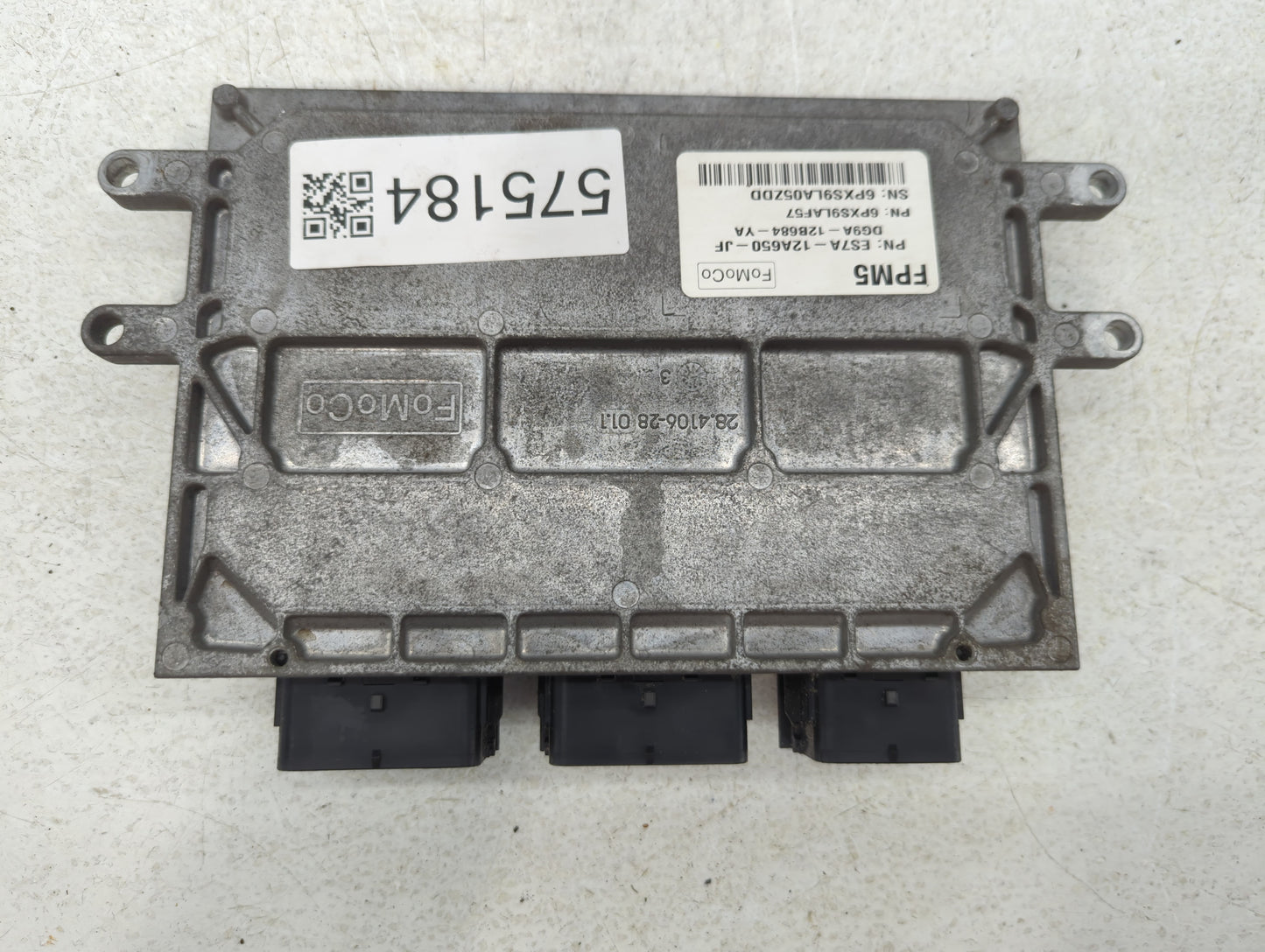 2014-2016 Ford Fusion PCM Engine Control Computer ECU ECM PCU OEM P/N:DG9A-12B684-YA ES7A-12A650-JG Fits Fits 2014 2015 2016