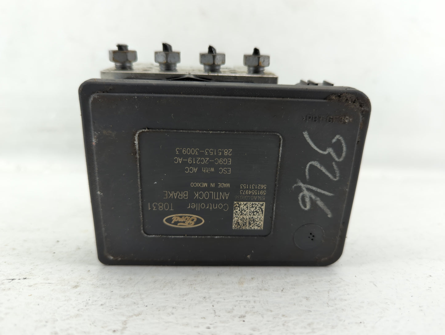 2014-2016 Ford Fusion ABS Pump Control Module Replacement P/N:EG9C-2C405-AE Fits Fits 2014 2015 2016 OEM Used Auto Parts - O
