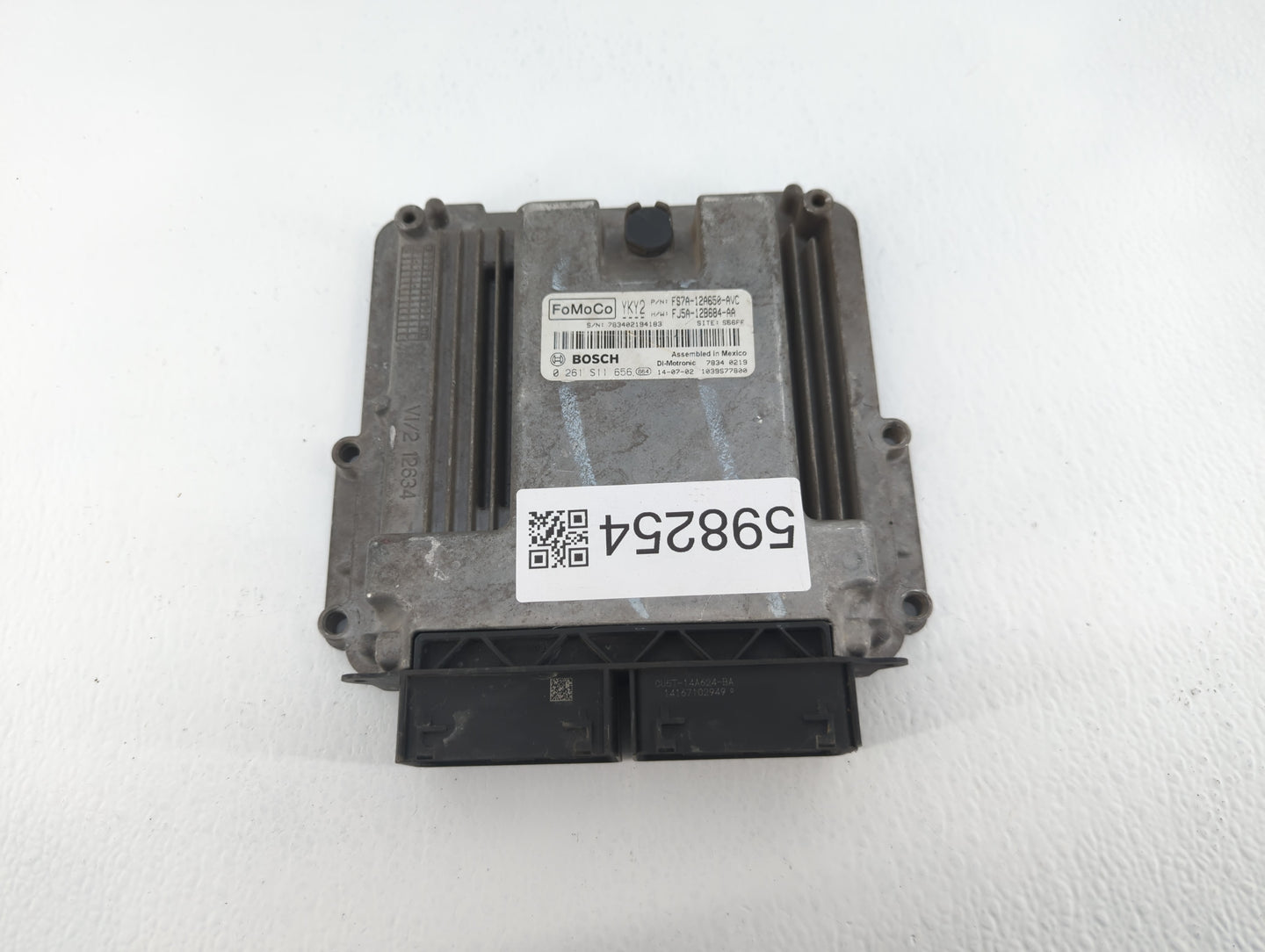 2015 Ford Fusion PCM Engine Control Computer ECU ECM PCU OEM P/N:FJ5A-12B684-AA FS7A-12A650-AVC Fits OEM Used Auto Parts - O