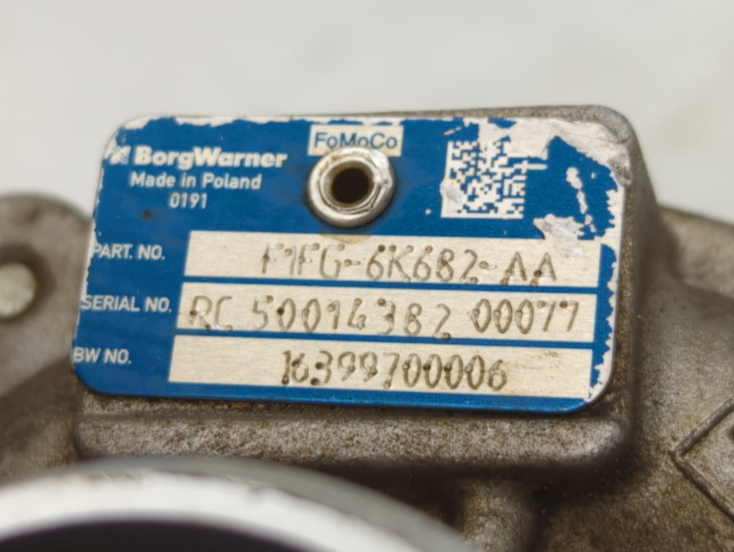 2014 Ford Fusion Turbocharger Turbo Charger Super Charger Supercharger - Oemusedautoparts1.com