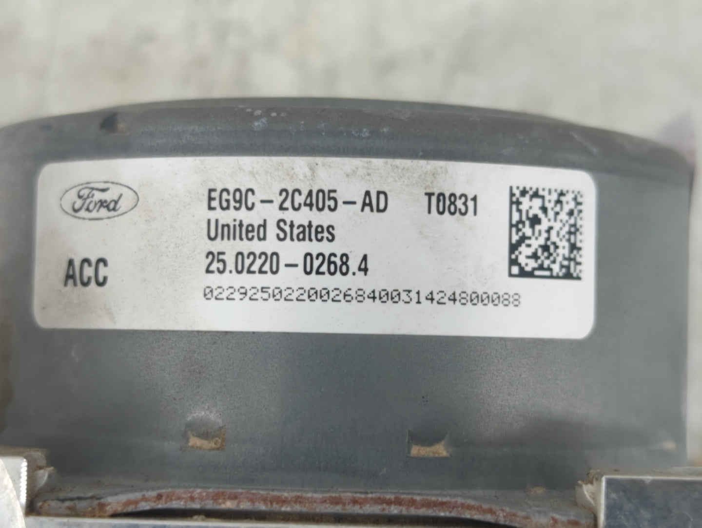 2014-2016 Ford Fusion ABS Pump Control Module Replacement P/N:EG9C-2C405-AD Fits Fits 2014 2015 2016 OEM Used Auto Parts - O