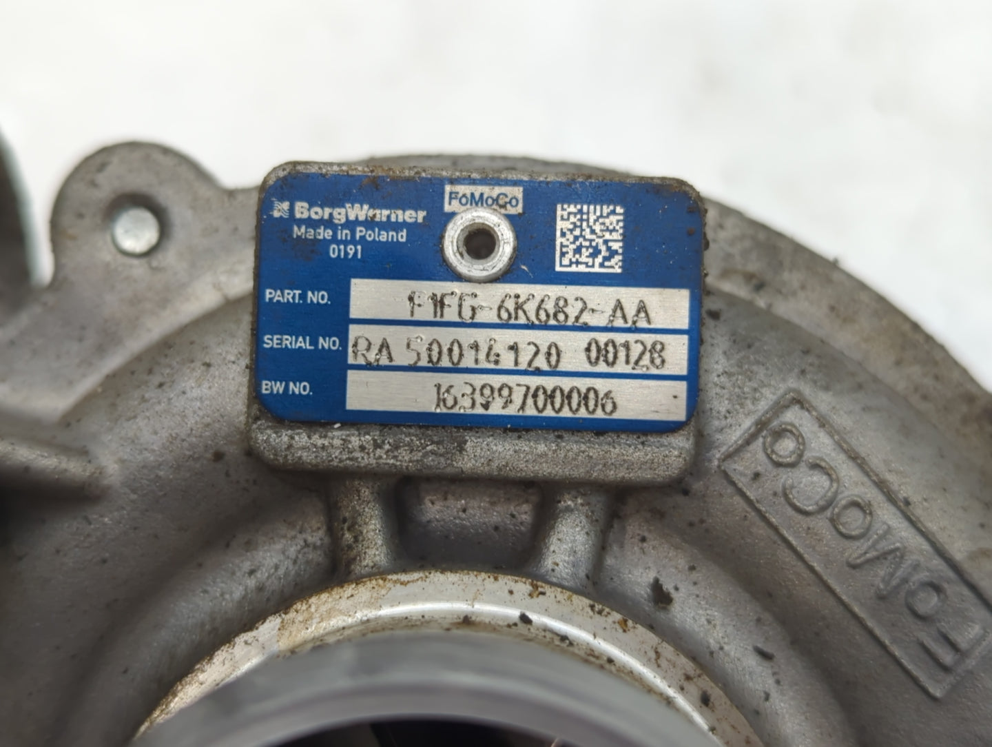 2014 Ford Fusion Turbocharger Turbo Charger Super Charger Supercharger - Oemusedautoparts1.com