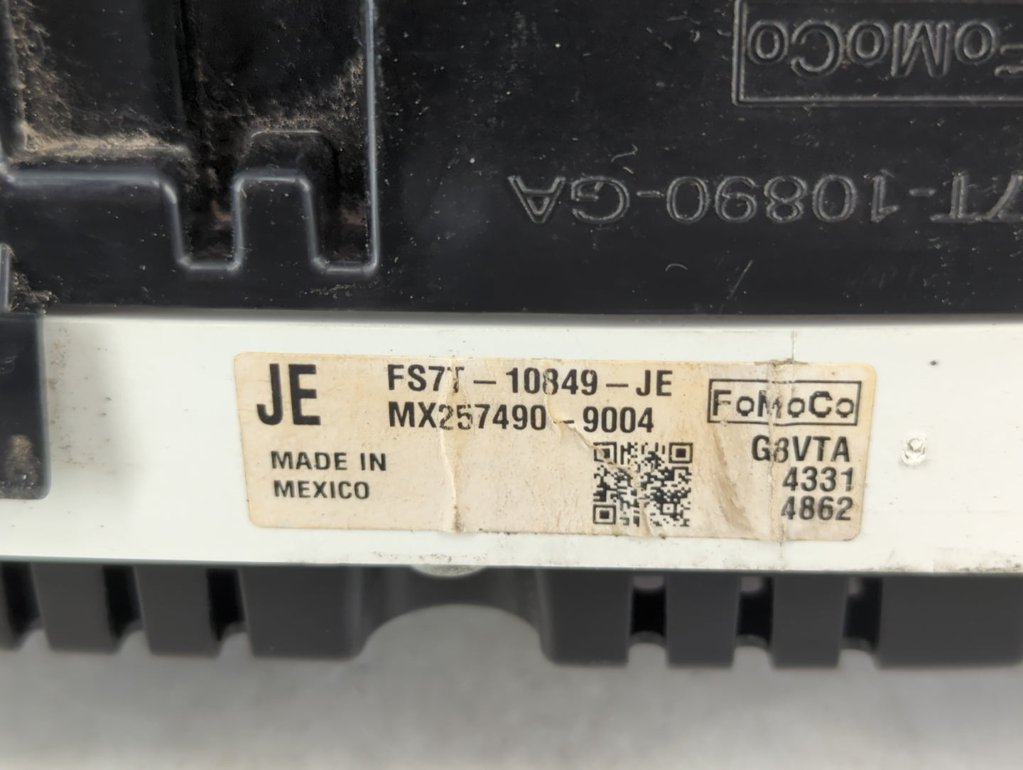 2014-2015 Ford Fusion Instrument Cluster Speedometer Gauges P/N:FS7T-10849-JE Fits Fits 2014 2015 OEM Used Auto Parts - Oemu