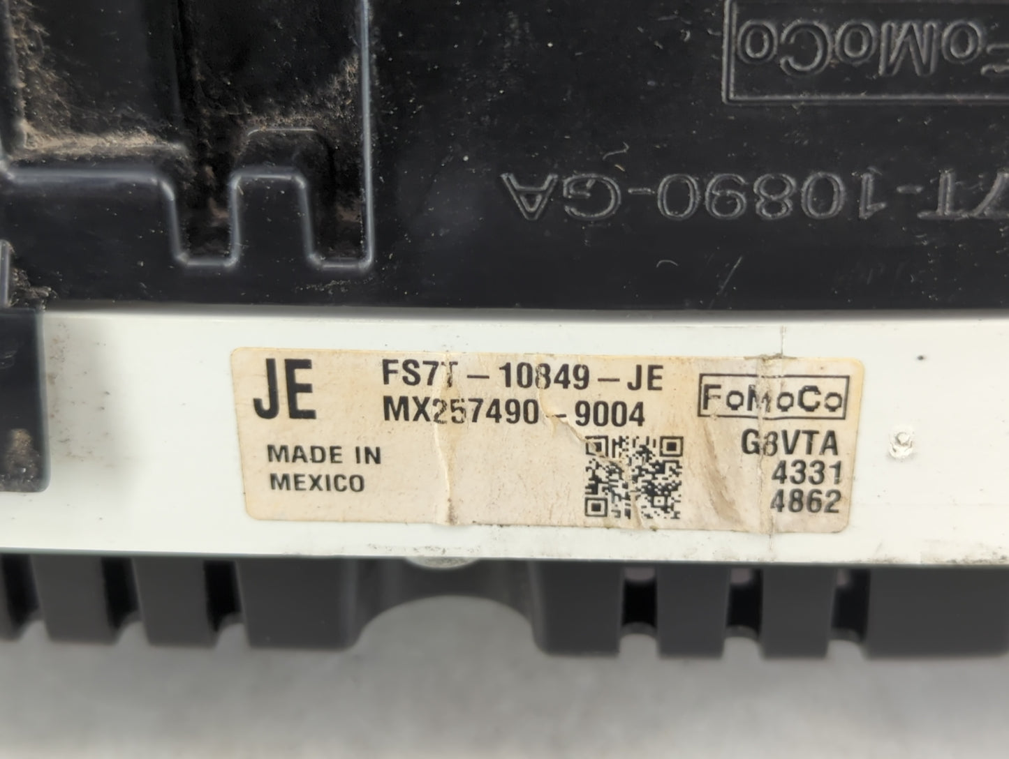 2014-2015 Ford Fusion Instrument Cluster Speedometer Gauges P/N:FS7T-10849-JE Fits Fits 2014 2015 OEM Used Auto Parts - Oemu