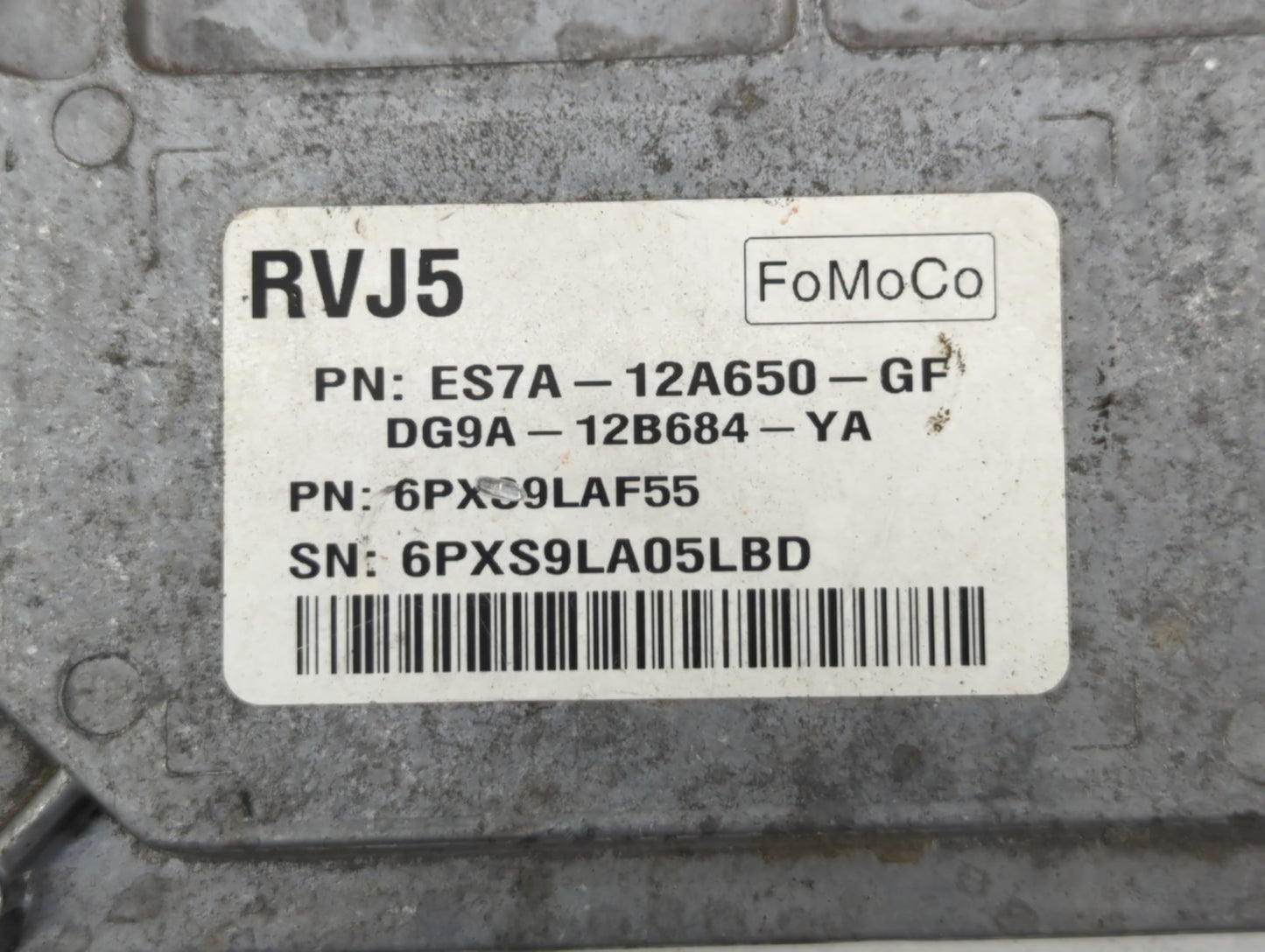 2014-2016 Ford Fusion PCM Engine Control Computer ECU ECM PCU OEM P/N:DG9A-12B684-YA ES7A-12A650-GF Fits Fits 2014 2015 2016