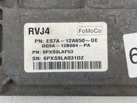 2014-2016 Ford Fusion PCM Engine Control Computer ECU ECM PCU OEM P/N:ES7A-12A650-GE Fits Fits 2014 2015 2016 OEM Used Auto 