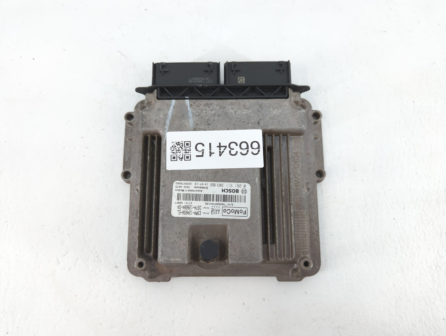 2014-2016 Ford Fusion PCM Engine Control Computer ECU ECM PCU OEM P/N:ESTA-12A650-EL Fits Fits 2014 2015 2016 OEM Used Auto 