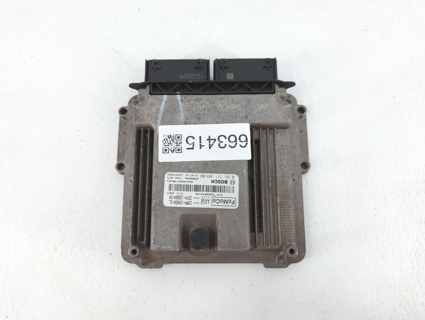 2014-2016 Ford Fusion PCM Engine Control Computer ECU ECM PCU OEM P/N:ESTA-12A650-EL Fits Fits 2014 2015 2016 OEM Used Auto 