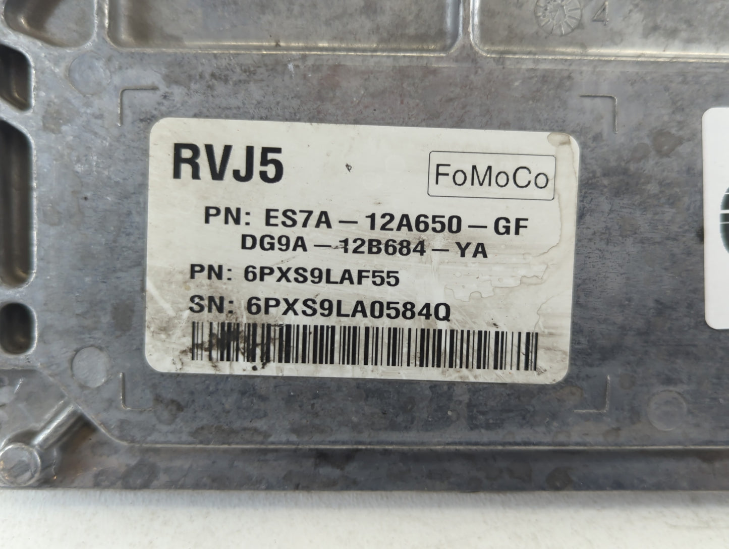 2014-2016 Ford Fusion PCM Engine Control Computer ECU ECM PCU OEM P/N:DG9A-12B684-YA ES7A-12A650-GF Fits Fits 2014 2015 2016