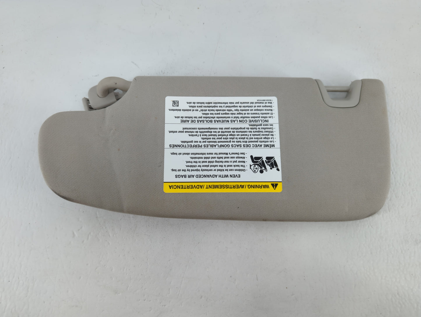 2015-2016 Ford Fusion Sun Visor Shade Replacement Passenger Right Mirror Fits Fits 2015 2016 OEM Used Auto Parts - Oemusedau