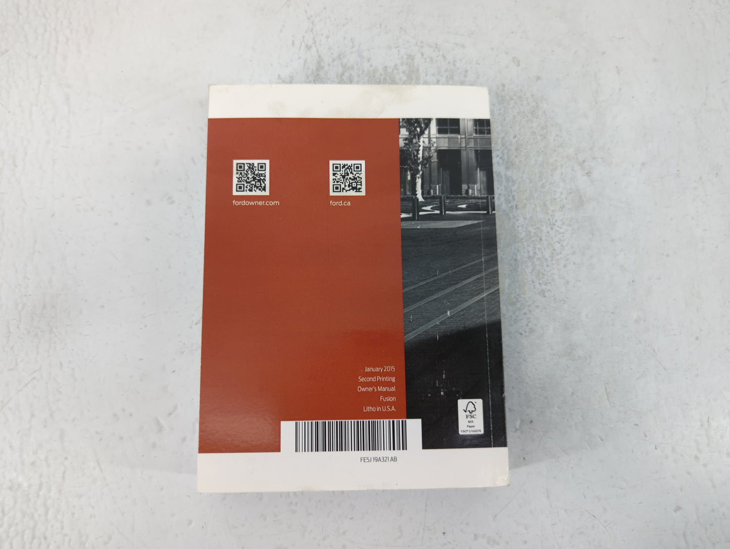 2015 Ford Fusion Owners Manual Book Guide OEM Used Auto Parts - Oemusedautoparts1.com