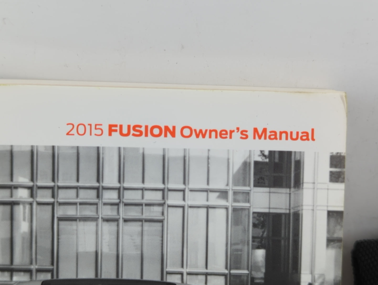 2015 Ford Fusion Owners Manual Book Guide P/N:FE5J 19A321 AB OEM Used Auto Parts - Oemusedautoparts1.com