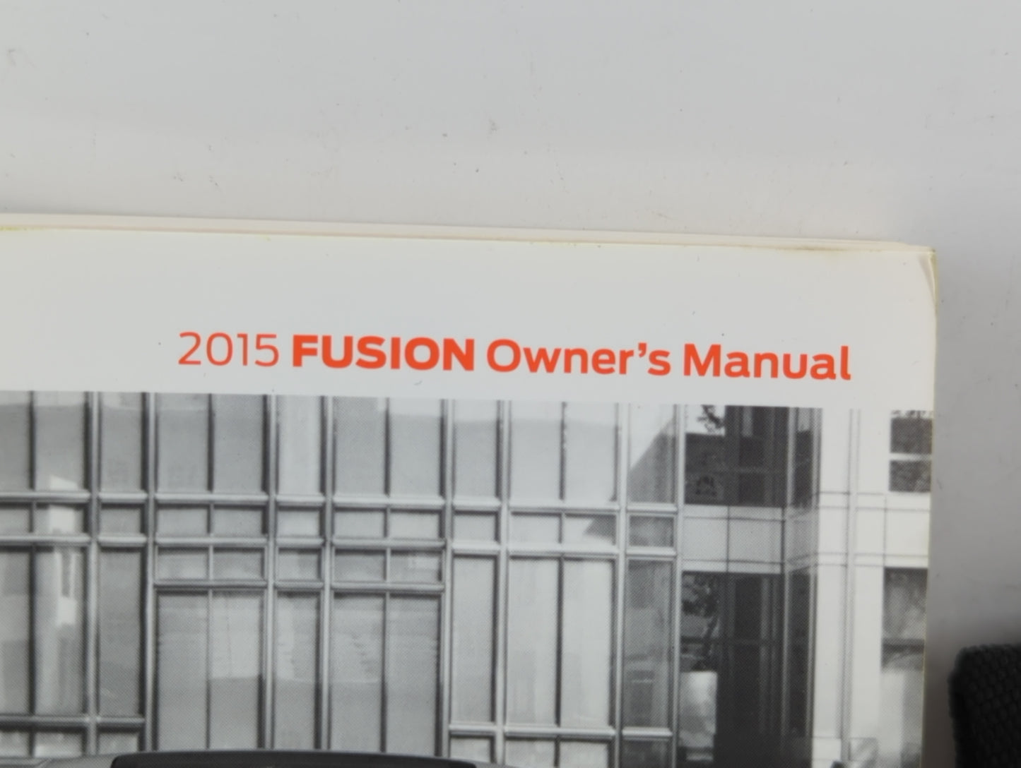 2015 Ford Fusion Owners Manual Book Guide P/N:FE5J 19A321 AB OEM Used Auto Parts - Oemusedautoparts1.com