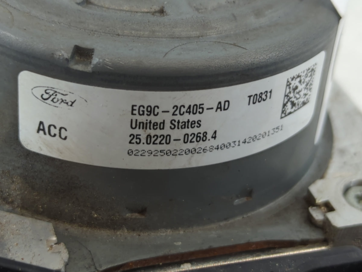 2014-2016 Ford Fusion Anti-Lock Brake ABS Pump Module Actuator OEM P/N:EG9C-2C405-AD Fits Fits 2014 2015 2016 OEM Used Auto 