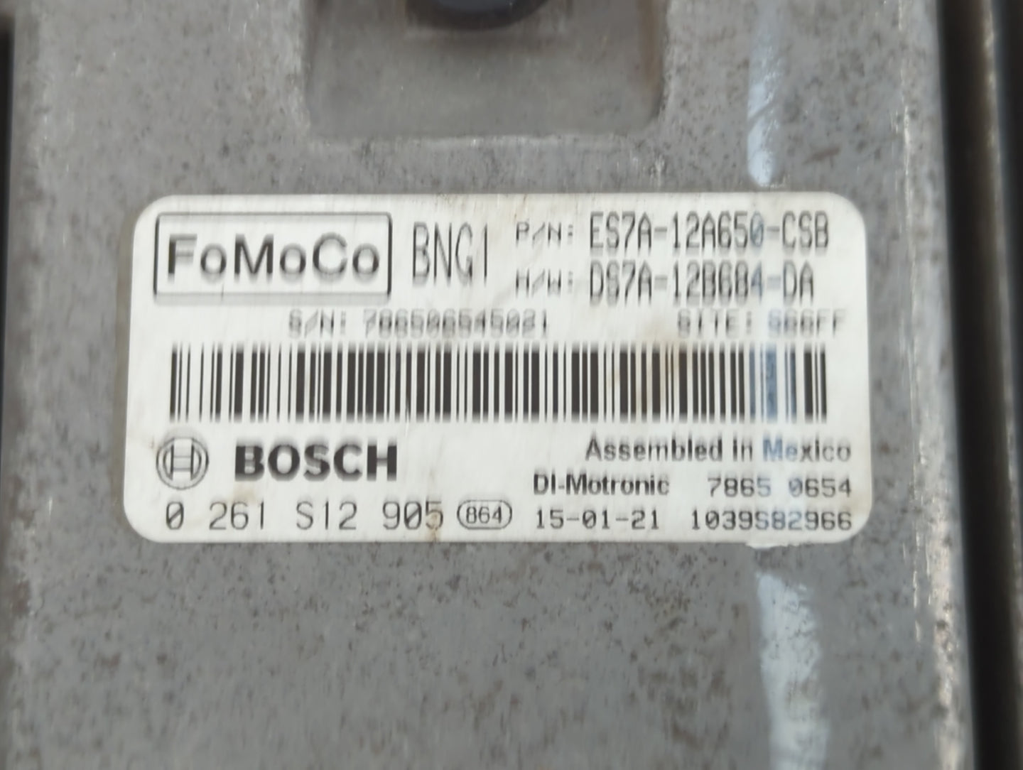 2014-2016 Ford Fusion PCM Engine Control Computer ECU ECM PCU OEM P/N:DS7A-12B684-DA ES7A-12A650-CSB Fits Fits 2014 2015 201