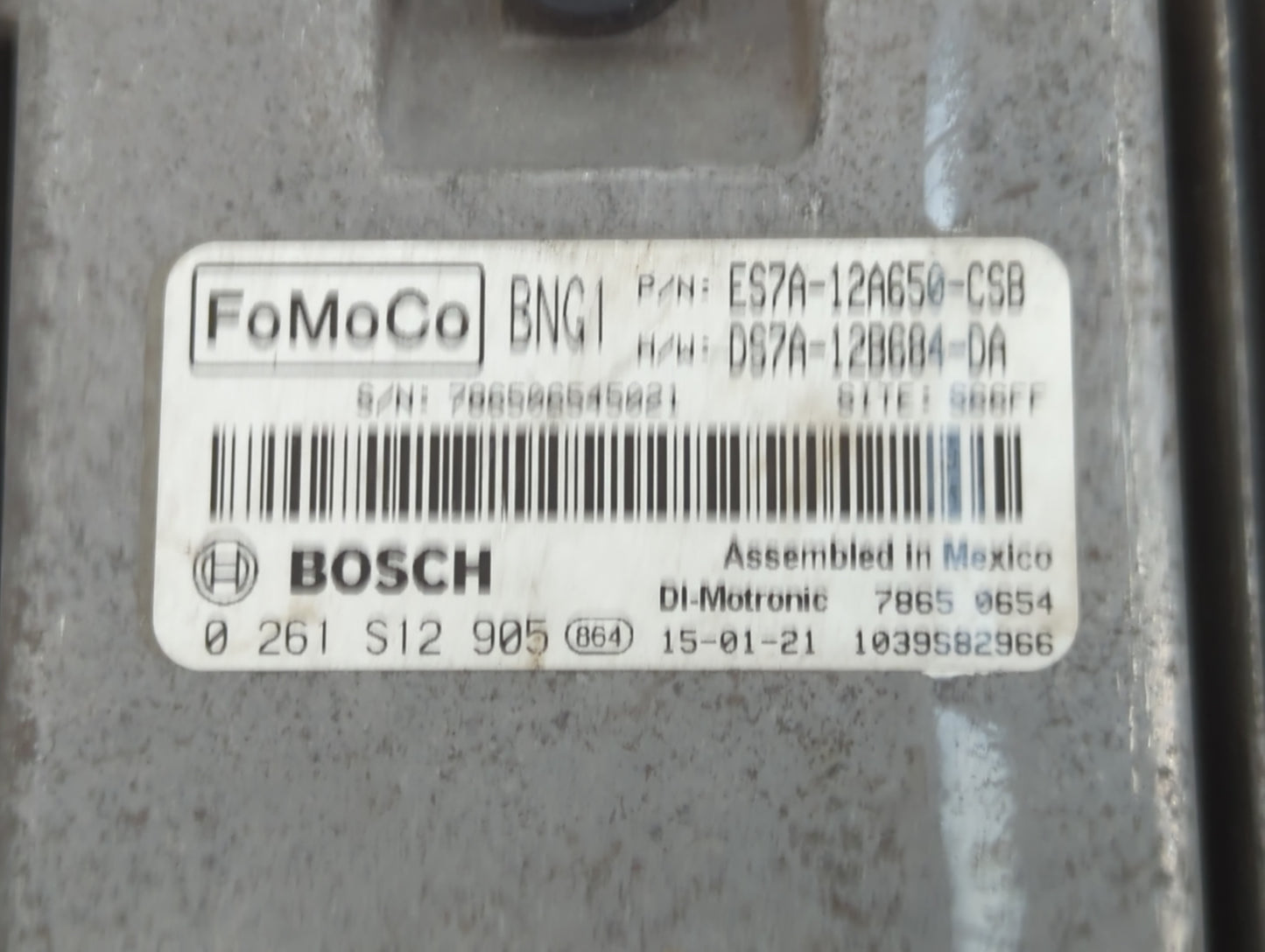 2014-2016 Ford Fusion PCM Engine Control Computer ECU ECM PCU OEM P/N:DS7A-12B684-DA ES7A-12A650-CSB Fits Fits 2014 2015 201