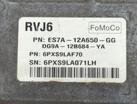 2014-2016 Ford Fusion PCM Engine Control Computer ECU ECM PCU OEM P/N:6PXS9LAF70 ES7A-12A650-GG Fits Fits 2014 2015 2016 OEM