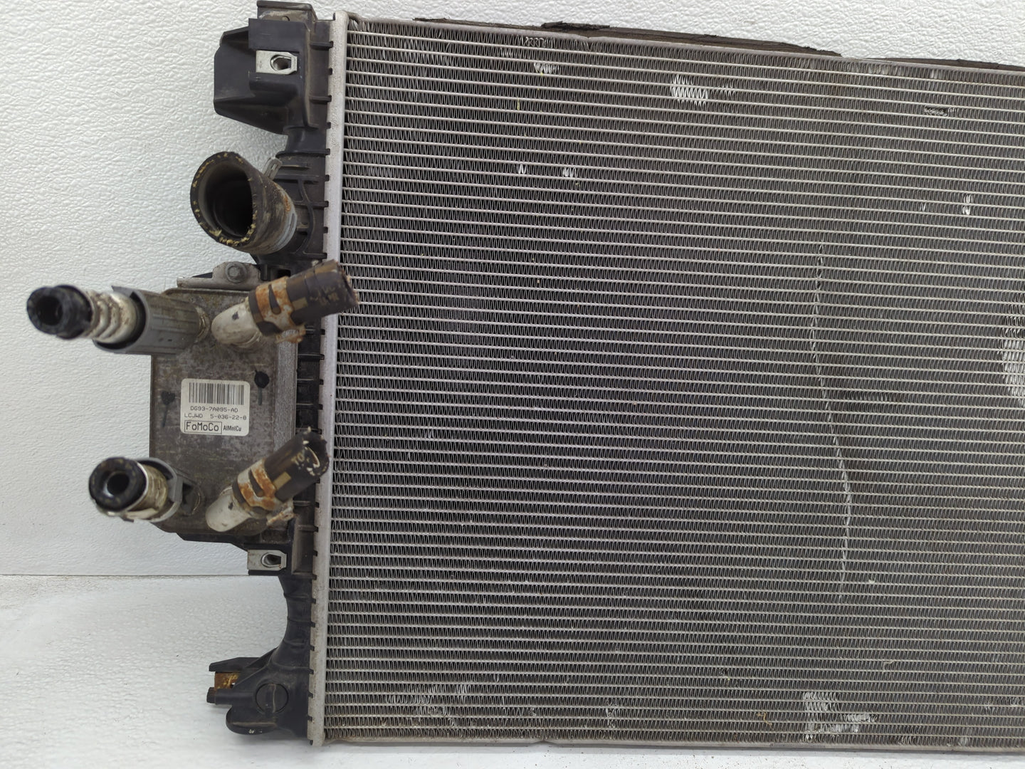 2013-2017 Ford Fusion Engine Cooling Radiator Condensor P/N:DG93-8005-FZ Fits Fits 2013 2014 2015 2016 2017 OEM Used Auto Pa