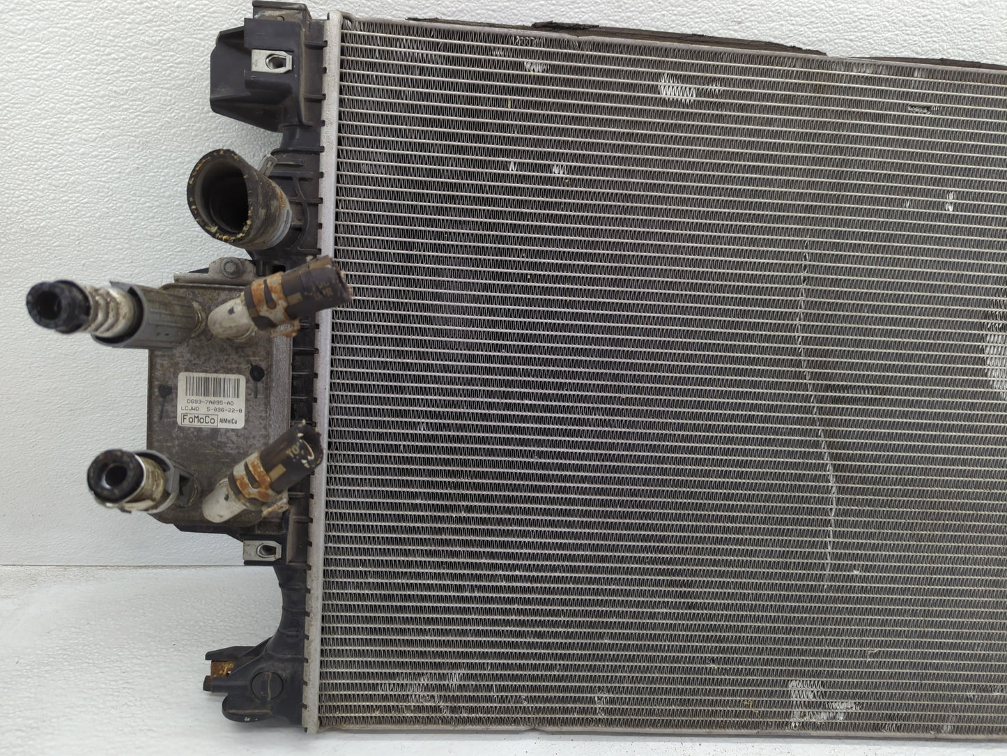 2013-2017 Ford Fusion Engine Cooling Radiator Condensor P/N:DG93-8005-FZ Fits Fits 2013 2014 2015 2016 2017 OEM Used Auto Pa