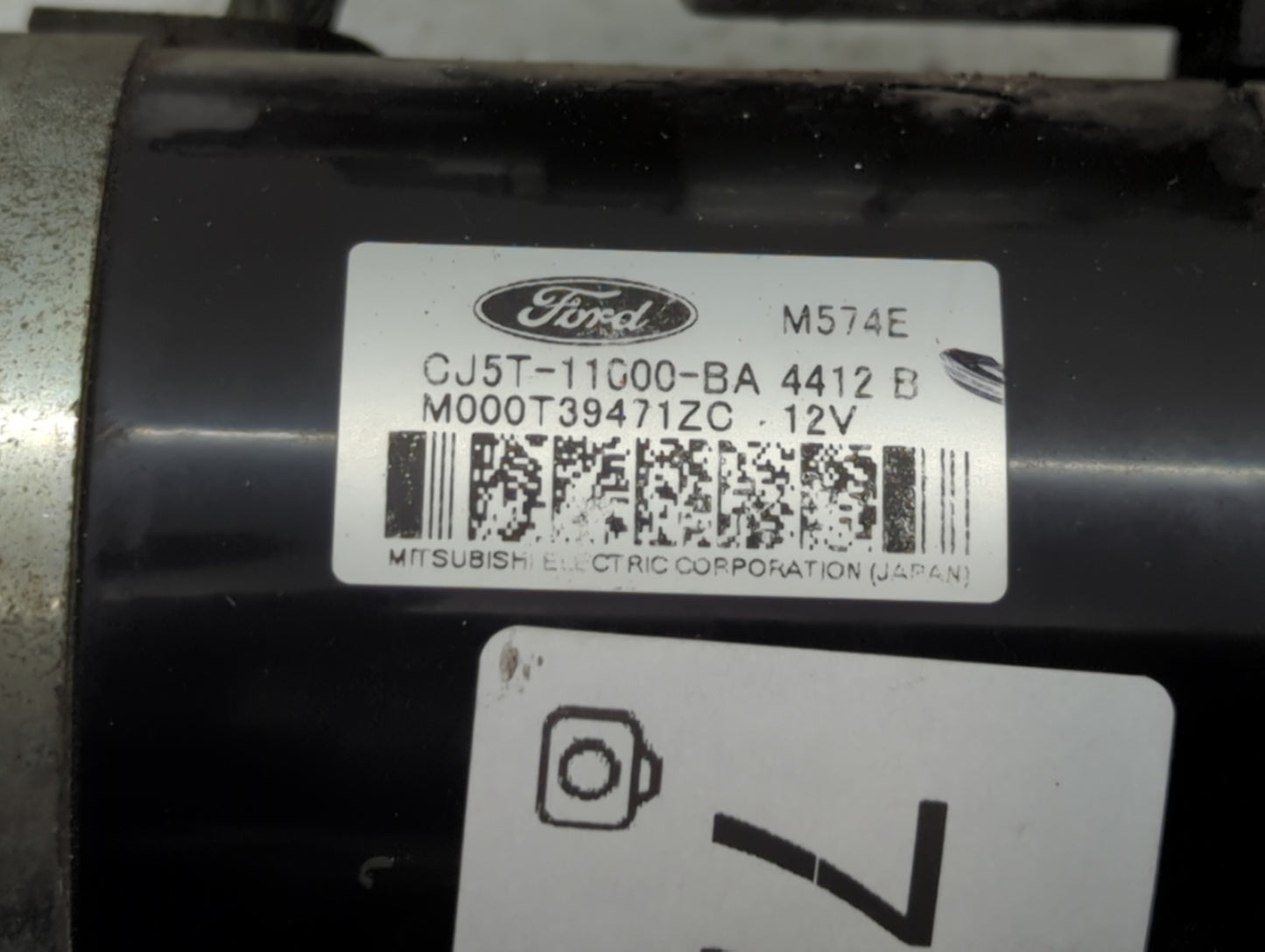 2013-2016 Ford Fusion Car Starter Motor Solenoid OEM P/N:M000T39471ZC CJ5T-11000-BA Fits Fits 2013 2014 2015 2016 OEM Used A