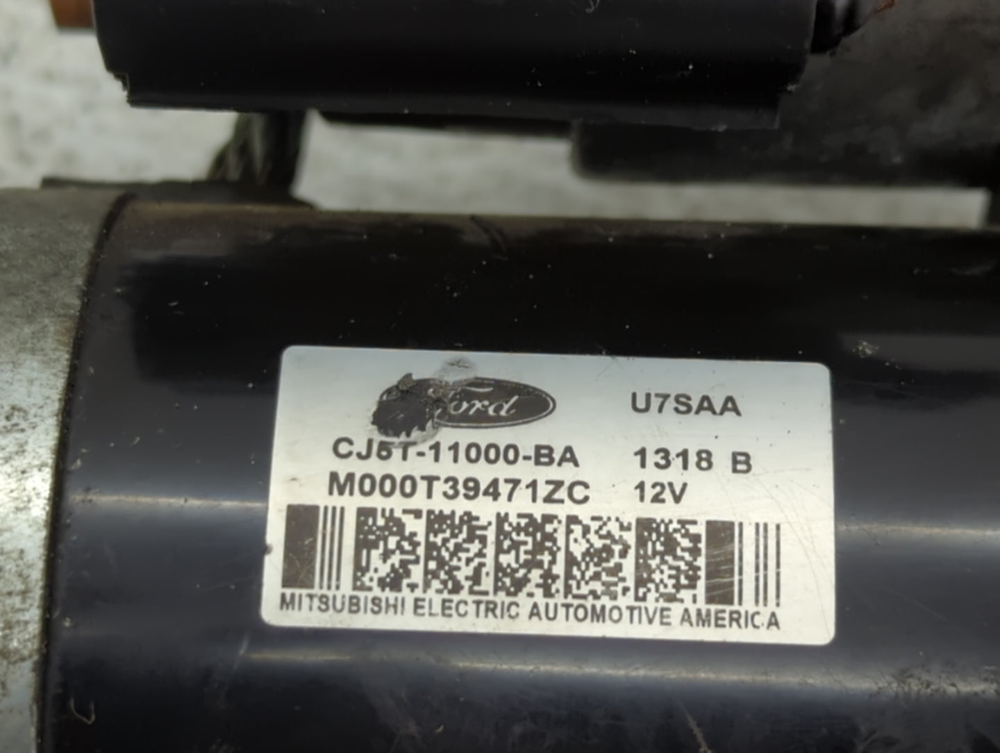 2013-2016 Ford Fusion Car Starter Motor Solenoid OEM P/N:M000T39471ZC CJ5T-11000-BA Fits Fits 2013 2014 2015 2016 OEM Used A