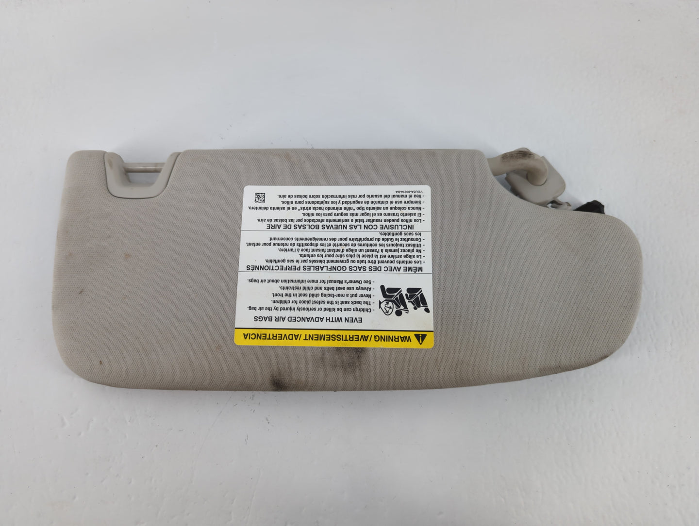 2015-2016 Ford Fusion Sun Visor Shade Replacement Driver Left Mirror Fits Fits 2015 2016 OEM Used Auto Parts - Oemusedautopa