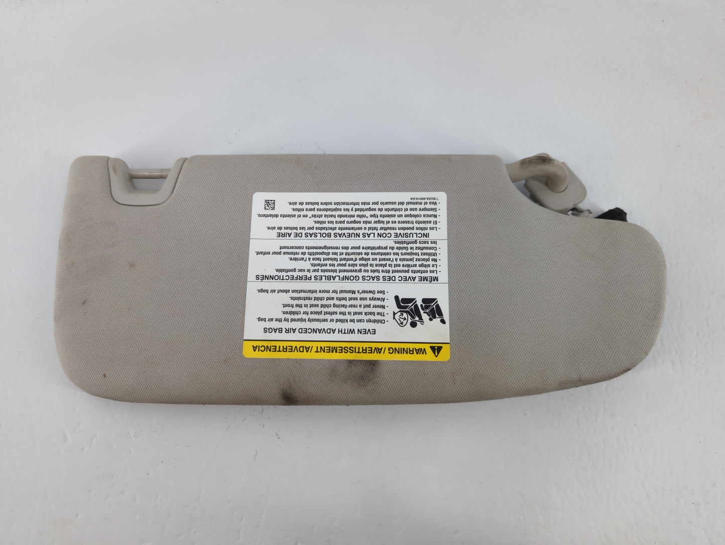 2015-2016 Ford Fusion Sun Visor Shade Replacement Driver Left Mirror Fits Fits 2015 2016 OEM Used Auto Parts - Oemusedautopa