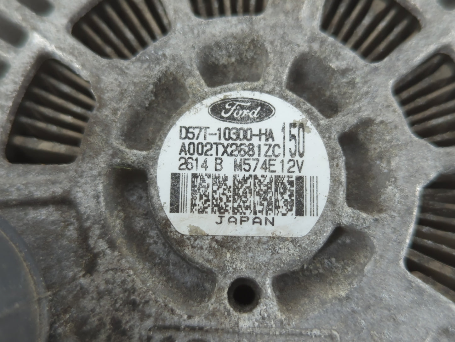 2013-2020 Ford Fusion Alternator Replacement Generator Charging Assembly Engine OEM P/N:A002TX2681ZC DS7T-10300-HA Fits OEM 