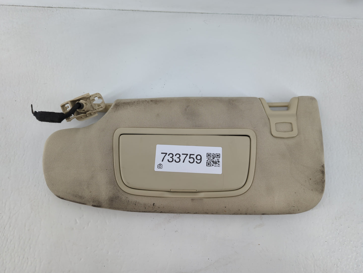 2015-2016 Ford Fusion Sun Visor Shade Replacement Passenger Right Mirror Fits Fits 2015 2016 OEM Used Auto Parts - Oemusedau