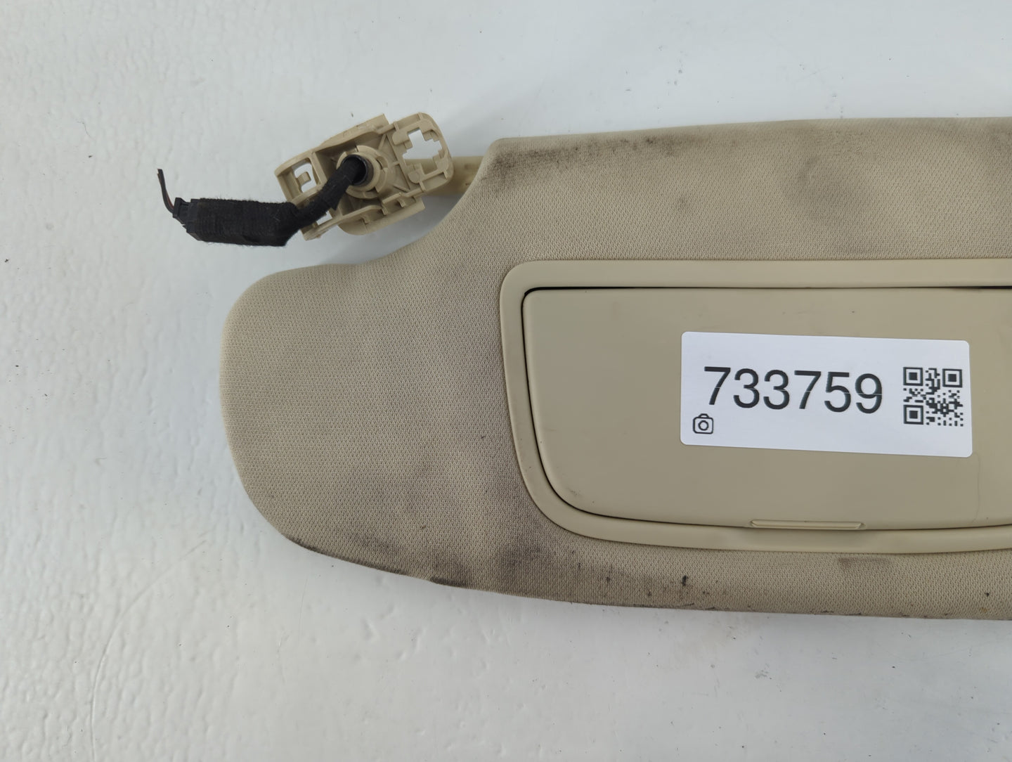2015-2016 Ford Fusion Sun Visor Shade Replacement Passenger Right Mirror Fits Fits 2015 2016 OEM Used Auto Parts - Oemusedau