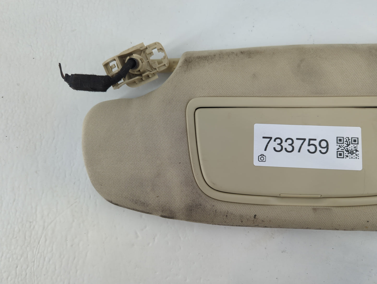 2015-2016 Ford Fusion Sun Visor Shade Replacement Passenger Right Mirror Fits Fits 2015 2016 OEM Used Auto Parts - Oemusedau