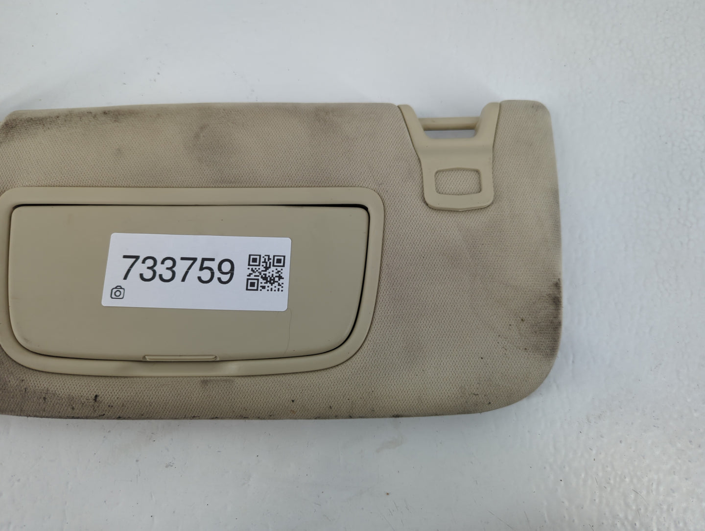 2015-2016 Ford Fusion Sun Visor Shade Replacement Passenger Right Mirror Fits Fits 2015 2016 OEM Used Auto Parts - Oemusedau