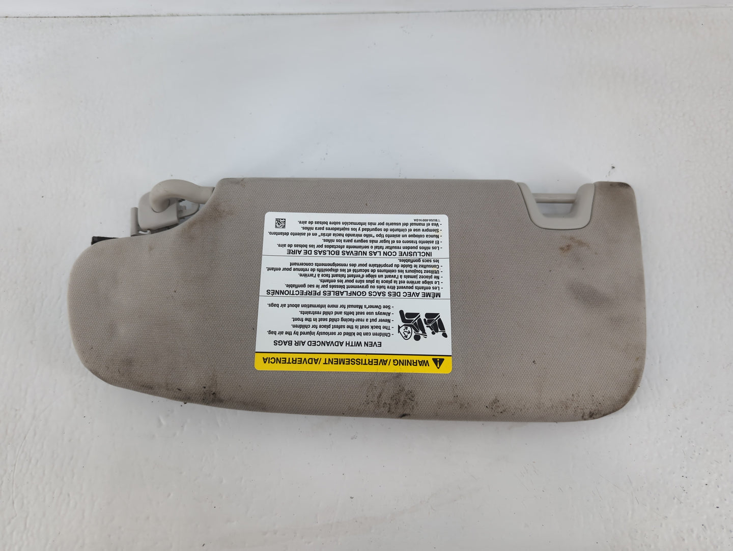 2015-2016 Ford Fusion Sun Visor Shade Replacement Driver Left Mirror Fits Fits 2015 2016 OEM Used Auto Parts - Oemusedautopa