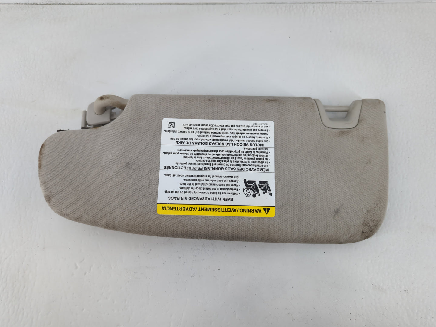 2015-2016 Ford Fusion Sun Visor Shade Replacement Passenger Right Mirror Fits Fits 2015 2016 OEM Used Auto Parts - Oemusedau