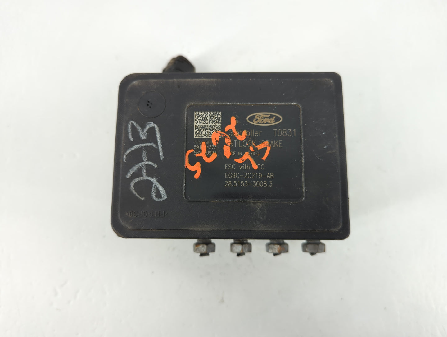 2014-2016 Ford Fusion ABS Pump Control Module Replacement P/N:EG9C-2C405-AD Fits Fits 2014 2015 2016 OEM Used Auto Parts - O