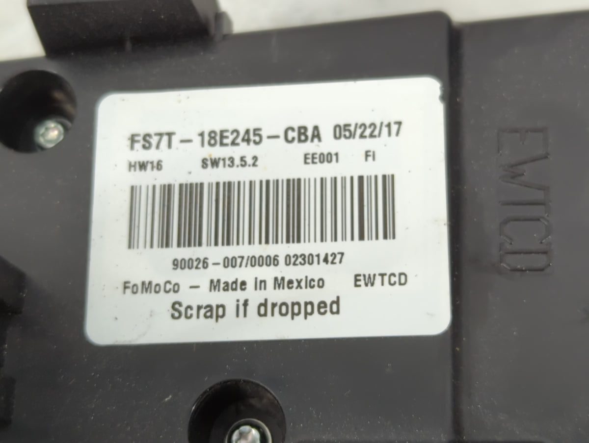 2015-2015 Ford Fusion Radio Control Panel 754413 - Oemusedautoparts1.com