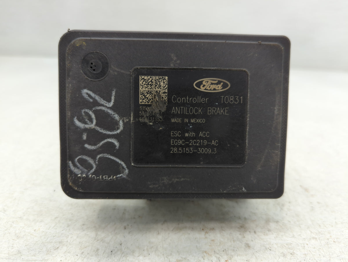 2014-2016 Ford Fusion Anti-Lock Brake ABS Pump Module Actuator OEM P/N:EG9C-2C405-AF Fits Fits 2014 2015 2016 OEM Used Auto 