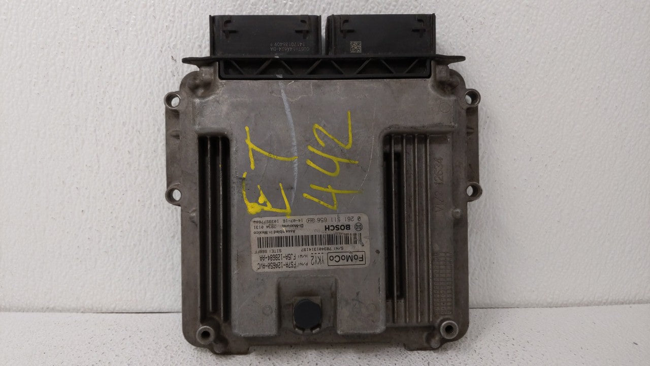 2015 Ford Fusion PCM Engine Control Computer ECU ECM PCU OEM P/N:FS7A-12A650-AUC FS7A-12A650-AYC Fits OEM Used Auto Parts - 