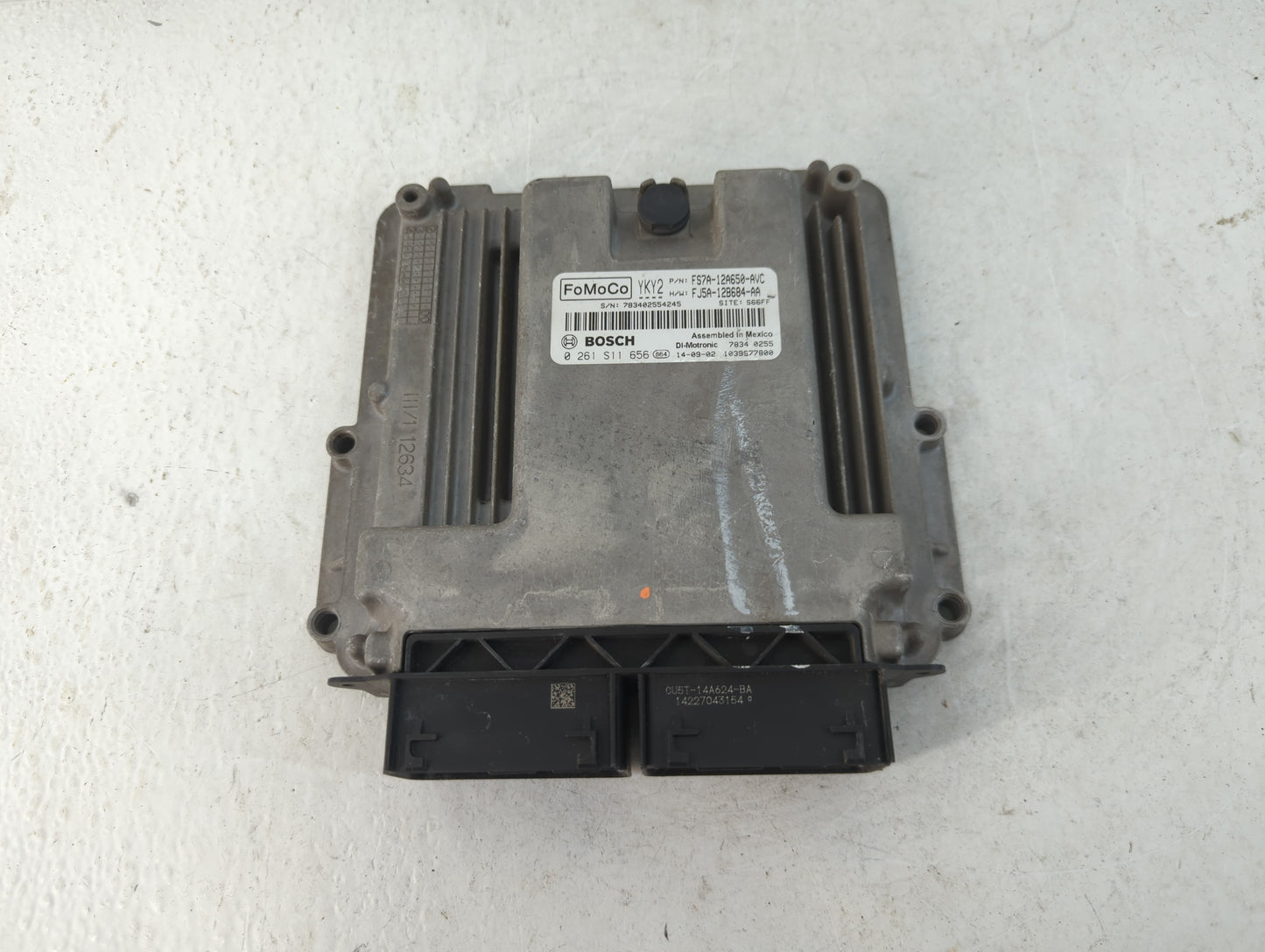 2015 Ford Fusion PCM Engine Control Computer ECU ECM PCU OEM P/N:FJ5A-12B684-AA FS7A-12A650-AVC Fits OEM Used Auto Parts - O