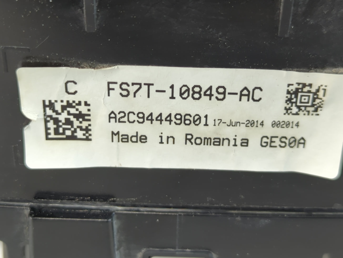 2015 Ford Fusion Instrument Cluster Speedometer Gauges P/N:FS7T-10849-AC Fits OEM Used Auto Parts - Oemusedautoparts1.com