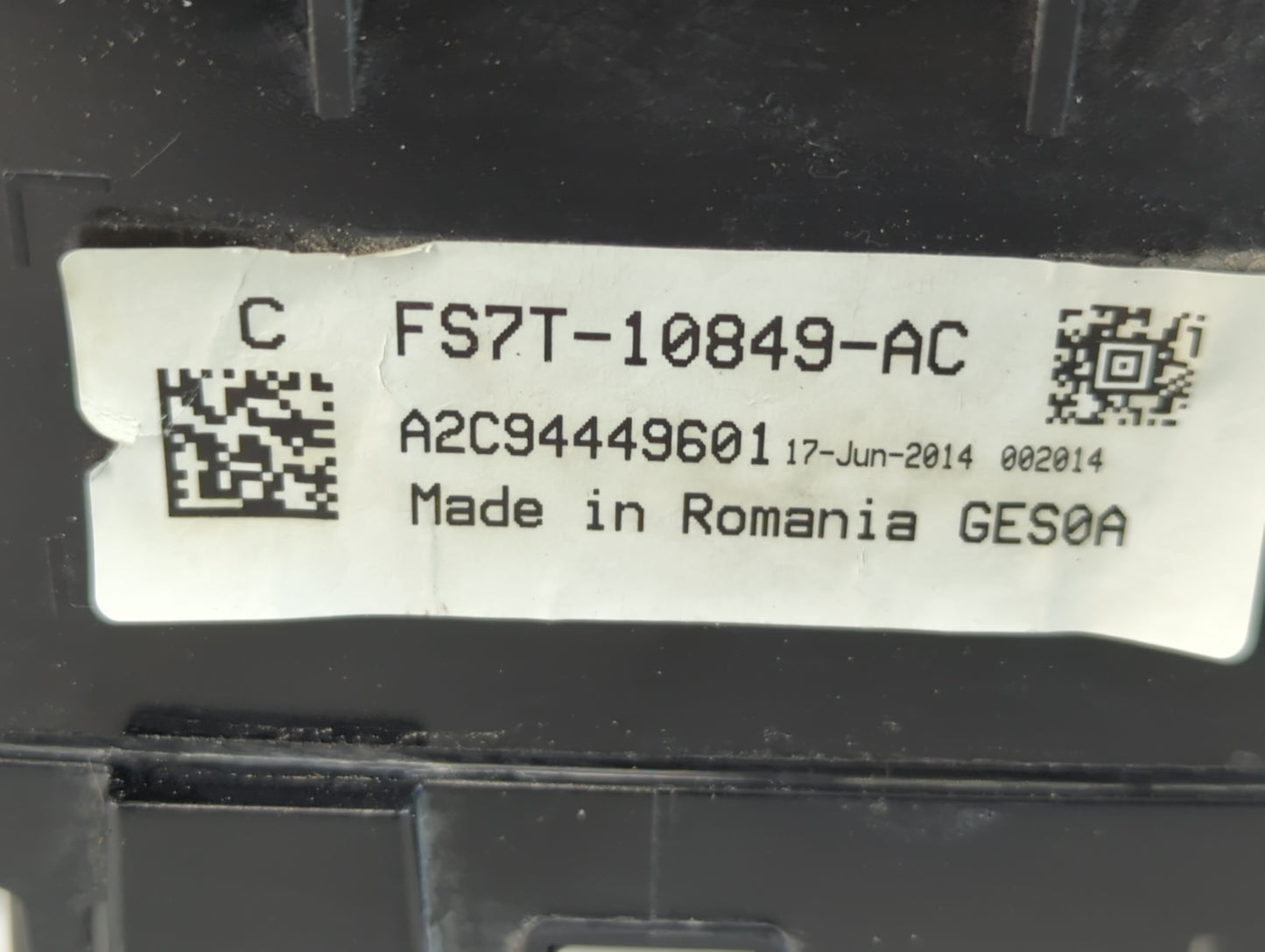 2015 Ford Fusion Instrument Cluster Speedometer Gauges P/N:FS7T-10849-AC Fits OEM Used Auto Parts - Oemusedautoparts1.com