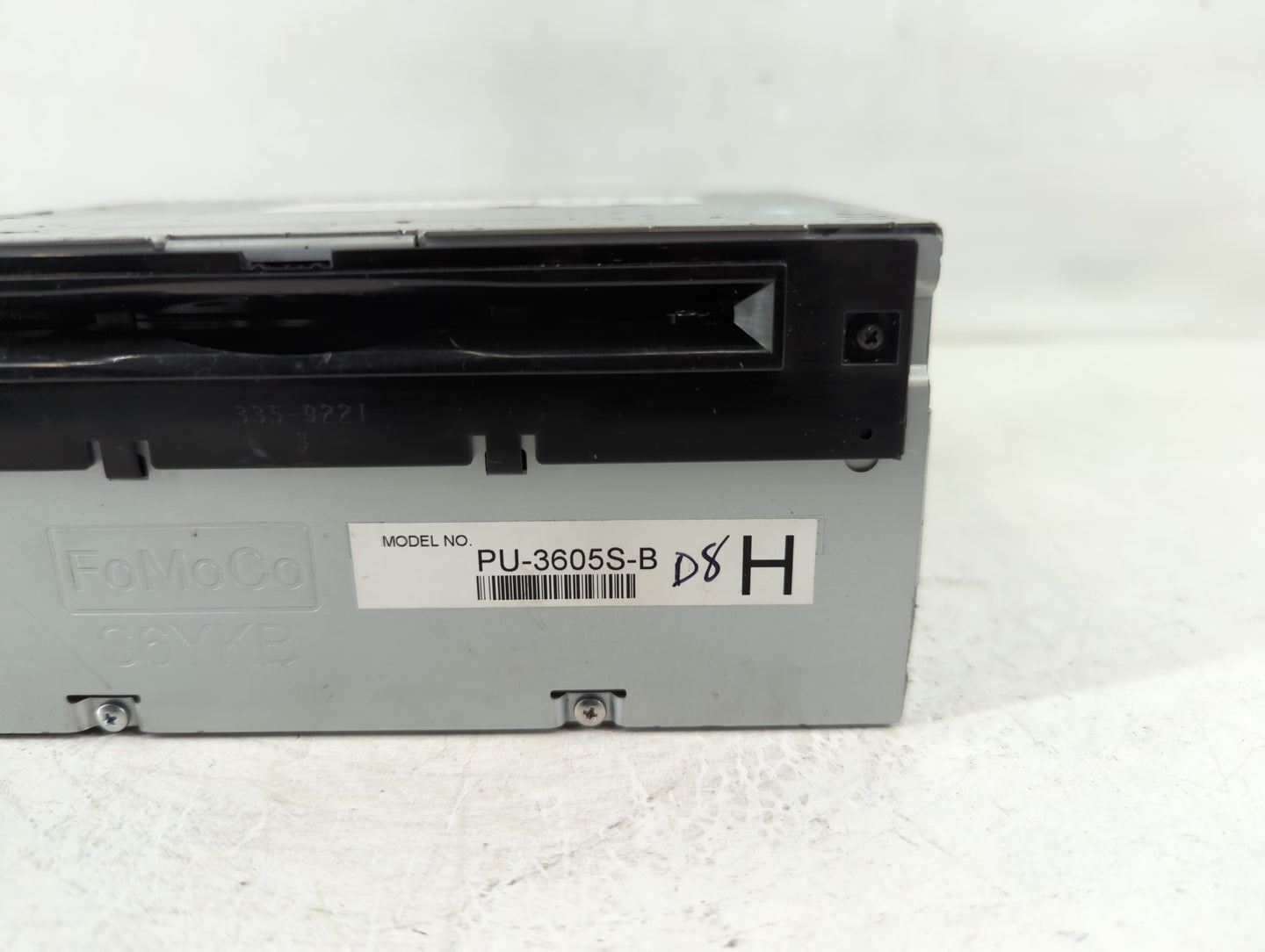 2015 Ford Mustang Radio AM FM Cd Player Receiver Replacement P/N:FR3T-19C107-UE FR3T-19C107-TE Fits OEM Used Auto Parts - Oe