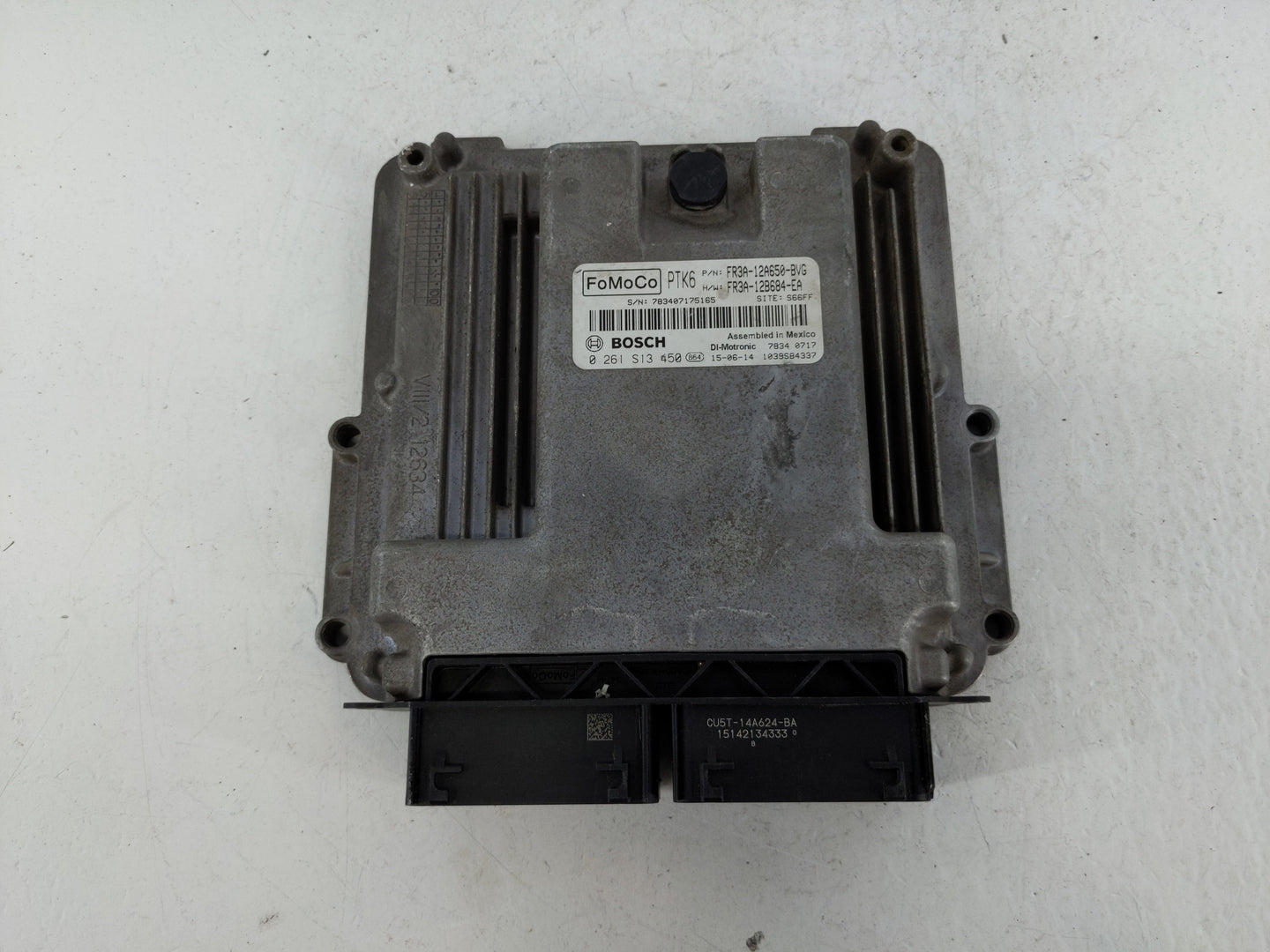 2015 Ford Mustang PCM Engine Control Computer ECU ECM PCU OEM P/N:FR3A-12A650-BVG Fits OEM Used Auto Parts - Oemusedautopart