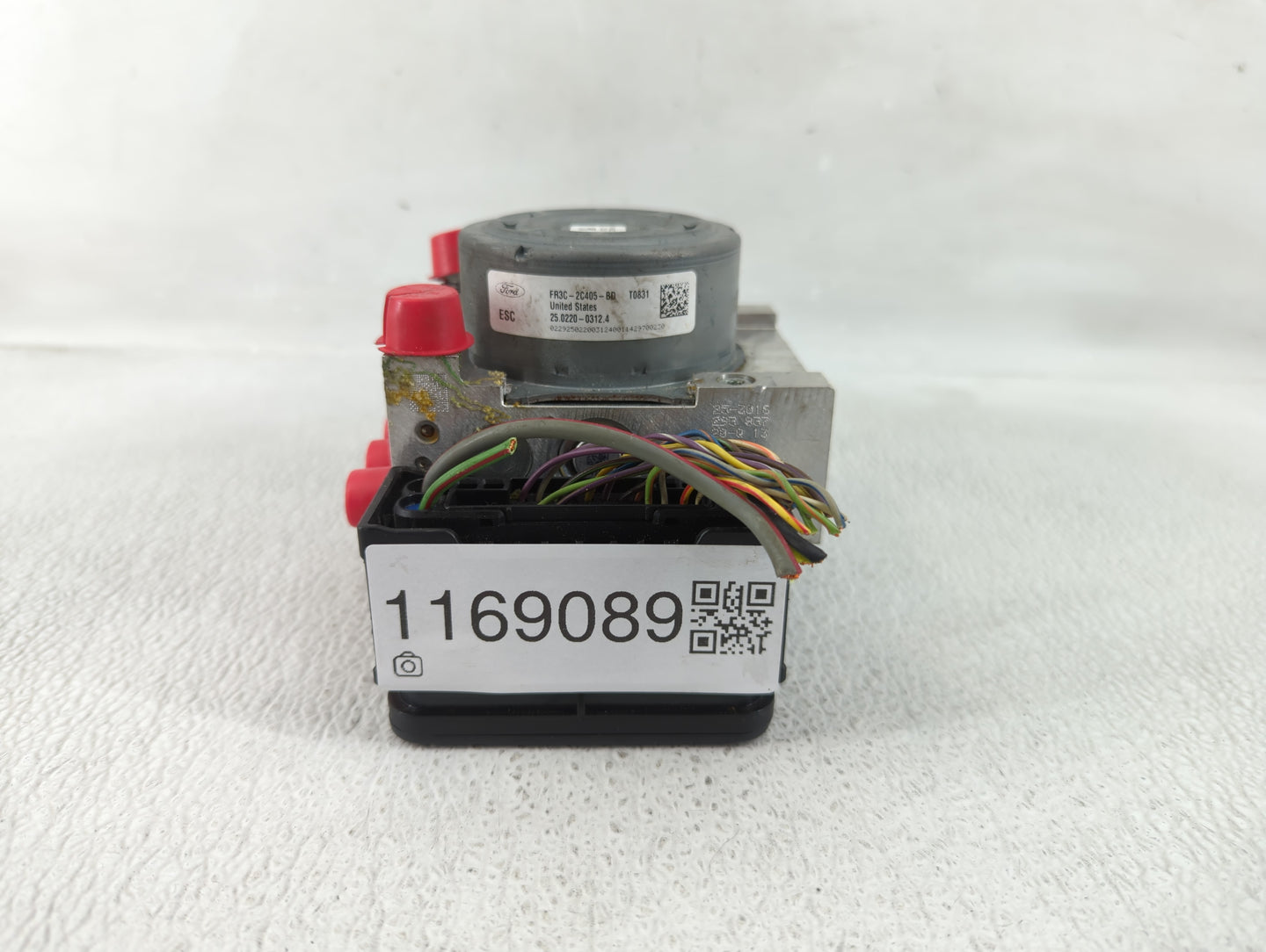 2015 Ford Mustang ABS Pump Control Module Replacement P/N:FR3C-2C405-BE Fits OEM Used Auto Parts - Oemusedautoparts1.com