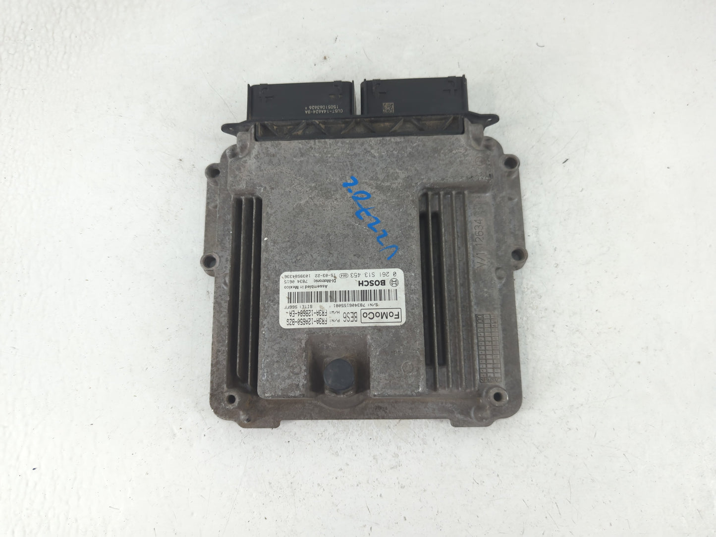 2015 Ford Mustang PCM Engine Control Computer ECU ECM PCU OEM P/N:FR3A-12A650-BZG Fits OEM Used Auto Parts - Oemusedautopart