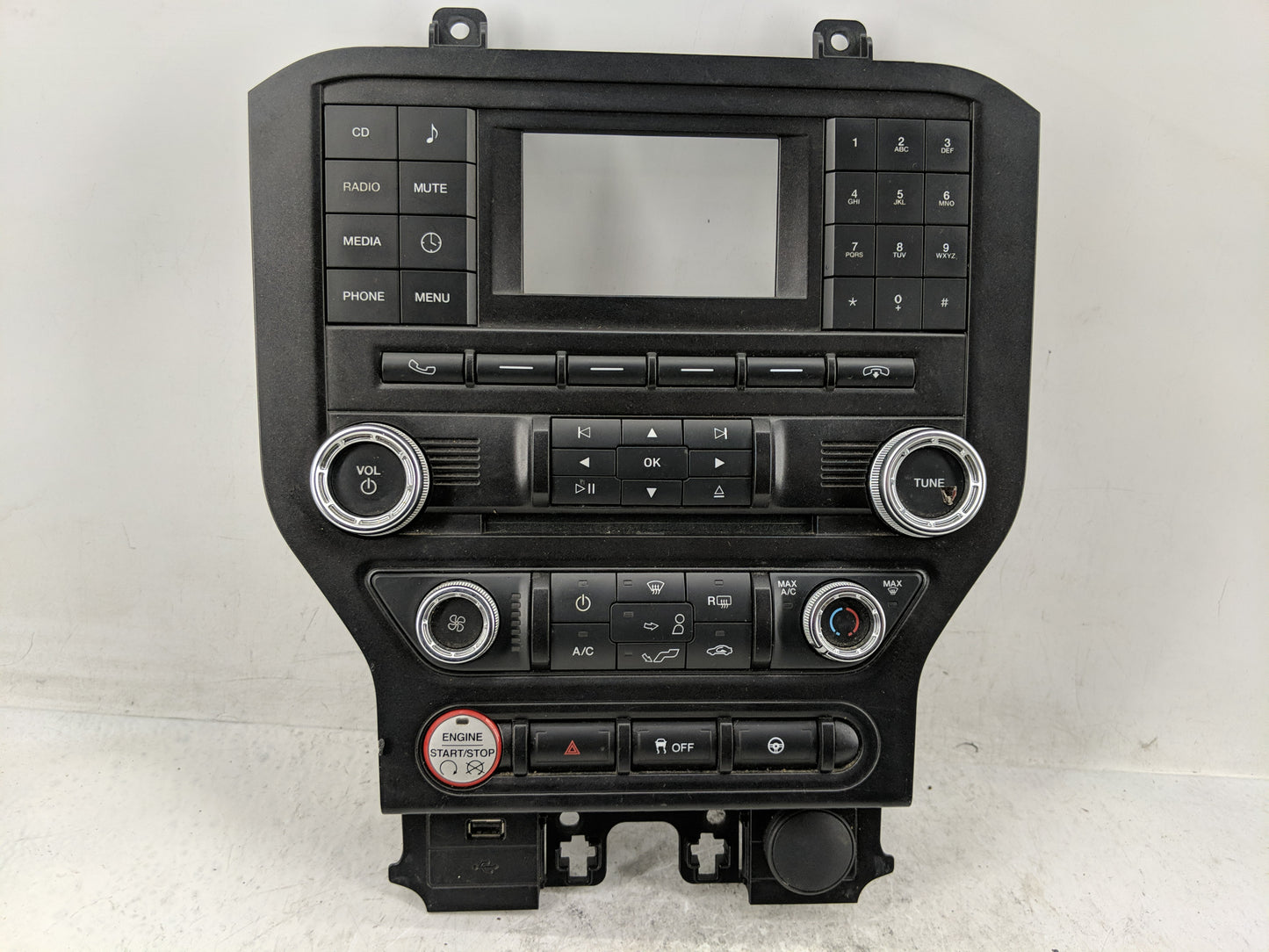 2015 Ford Mustang Radio AM FM Cd Player Receiver Replacement P/N:FR3T-18E243-BF Fits OEM Used Auto Parts - Oemusedautoparts1