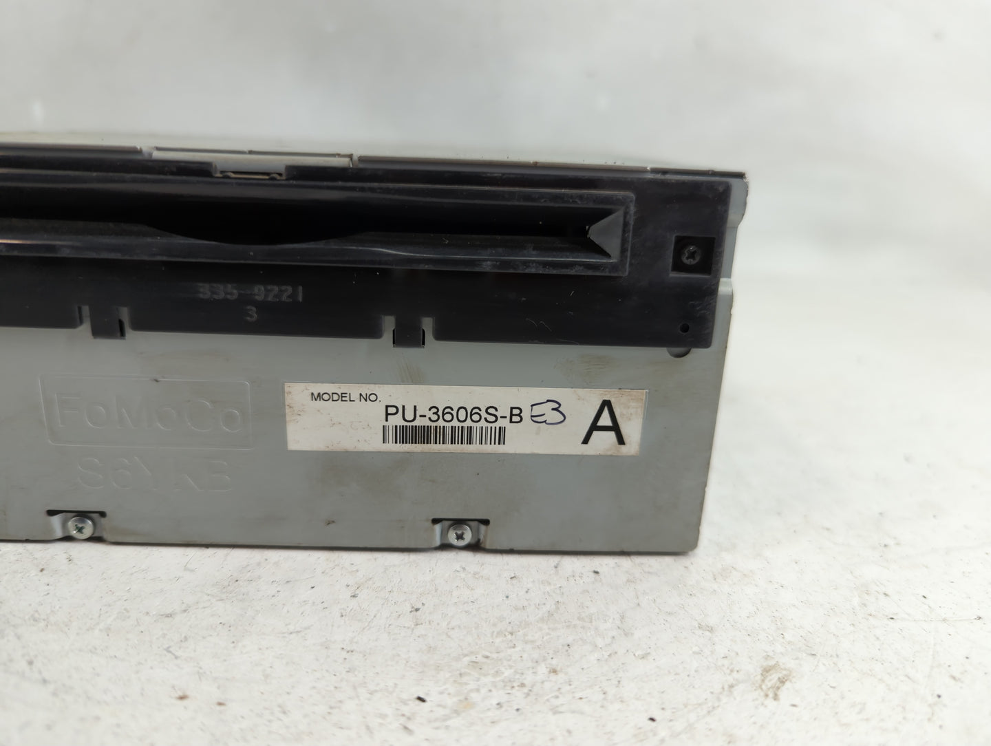 2015 Ford Mustang Radio AM FM Cd Player Receiver Replacement P/N:PU-3606S-B Fits OEM Used Auto Parts - Oemusedautoparts1.com