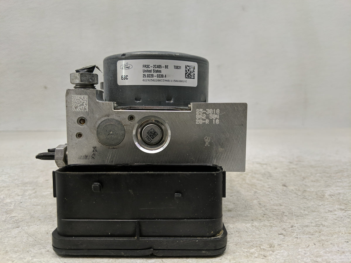 2015 Ford Mustang Anti-Lock Brake ABS Pump Module Actuator OEM P/N:FR3C-2C405-BE Fits OEM Used Auto Parts - Oemusedautoparts