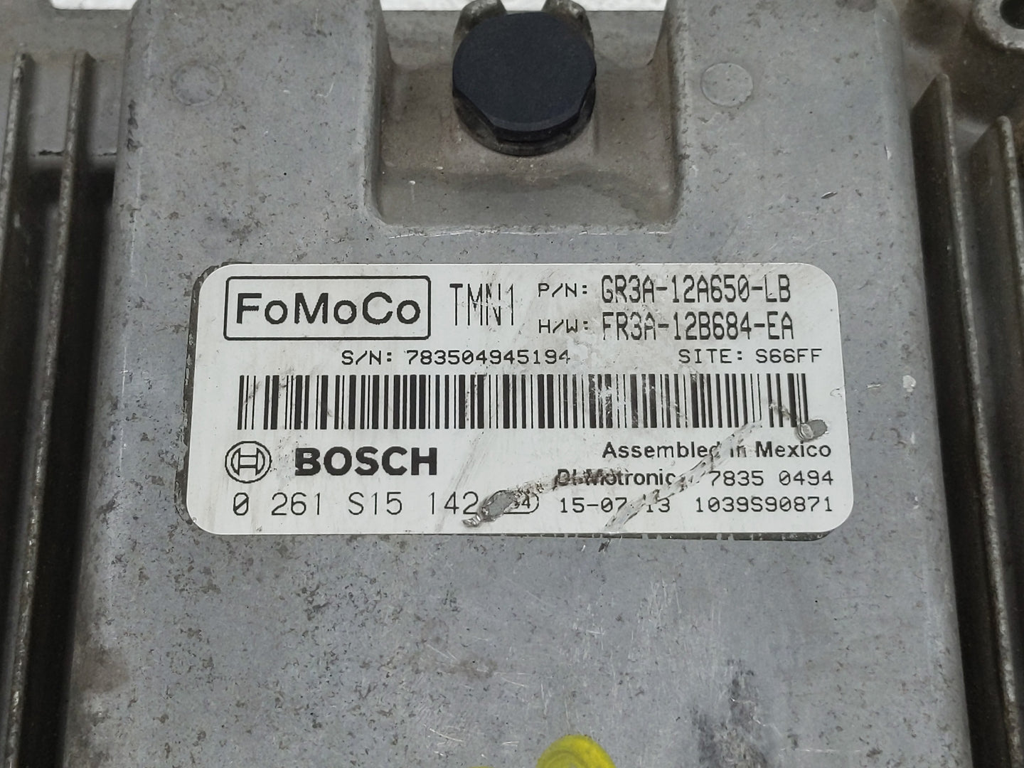 2015-2020 Ford Mustang PCM Engine Control Computer ECU ECM PCU OEM P/N:FR3A-12B684-EA Fits Fits 2015 2016 2017 2018 2019 202
