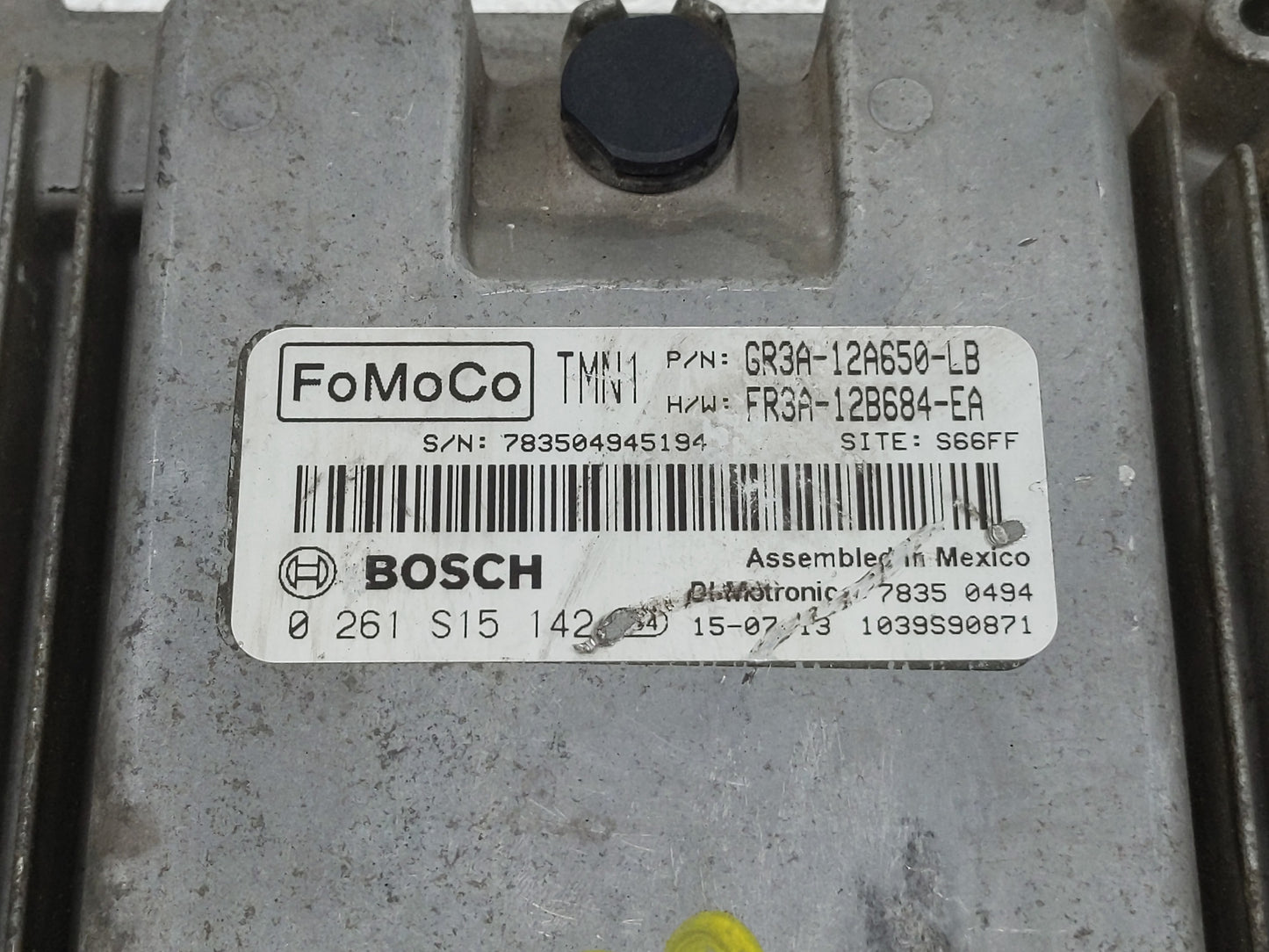2015-2020 Ford Mustang PCM Engine Control Computer ECU ECM PCU OEM P/N:FR3A-12B684-EA Fits Fits 2015 2016 2017 2018 2019 202